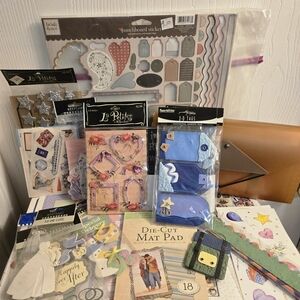Die-cut, Embellishments, Borders, Pop-outs With Organizer And More